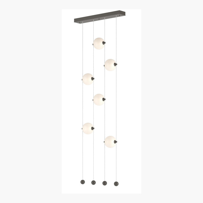 Hubbardton Forge - 139055-LED-STND-07-GG0668 - LED Pendant - Abacus - Dark Smoke