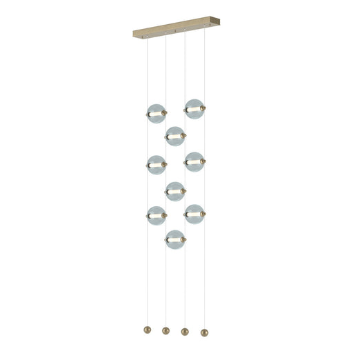 Abacus LED Pendant Soft Gold