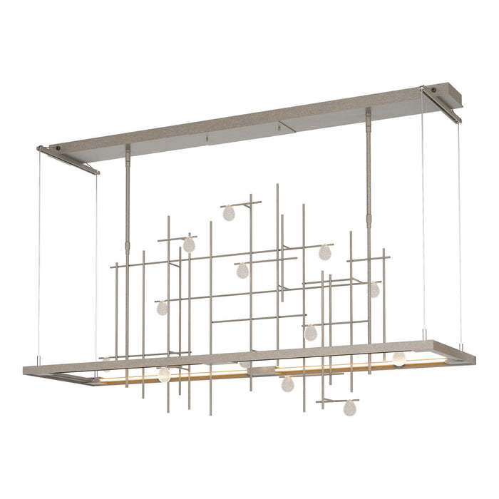 Hubbardton Forge - 139752-LED-STND-07-YG0500 - LED Pendant - Four Seasons - Dark Smoke