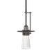 Hubbardton Forge - 187150-SKT-MULT-07-ZM0349 - One Light Mini Pendant - Erlenmeyer - Dark Smoke
