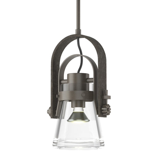 Erlenmeyer One Light Mini Pendant Dark Smoke