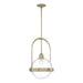 Hubbardton Forge - 187460-SKT-MULT-84-ZM0605 - One Light Mini Pendant - Atlas - Soft Gold