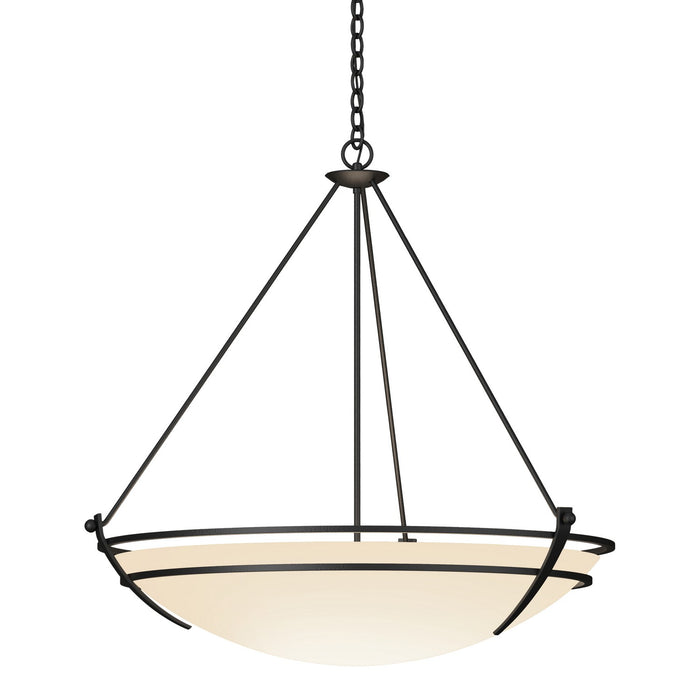 Hubbardton Forge - 194431-SKT-10-GG0170 - Three Light Chandelier - Tryne - Black