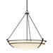 Hubbardton Forge - 194431-SKT-10-GG0170 - Three Light Chandelier - Tryne - Black