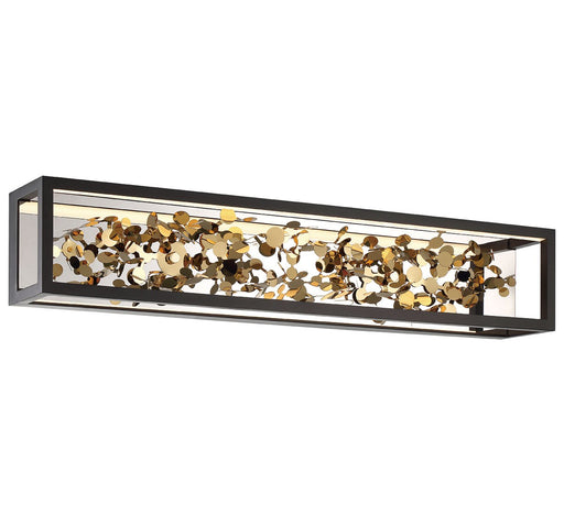 Terlizzi LED Wall Mount Matte Black with Gold Accent
