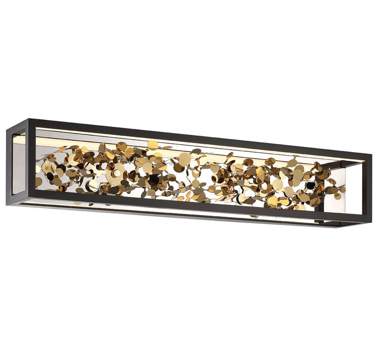 Lib & Co. - 10112-02 - LED Wall Mount - Terlizzi - Matte Black with Gold Accent