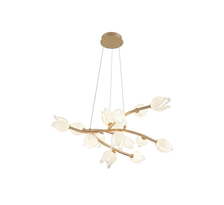 Lib & Co. - 10114-03 - LED Chandelier - Belluno - Champagne Gold