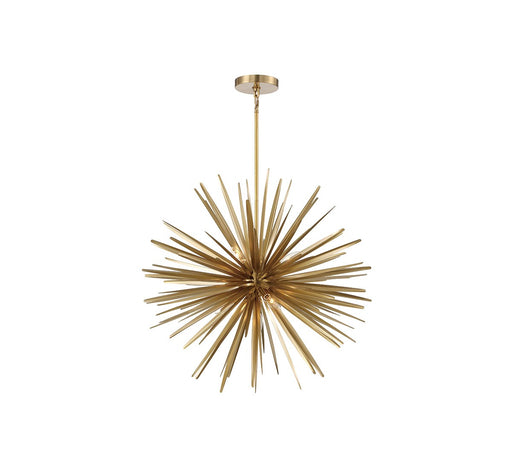 Lib & Co. - 10128-05 - Seven Light Chandelier - Trapani - Soft Brass