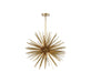 Lib & Co. - 10128-05 - Seven Light Chandelier - Trapani - Soft Brass