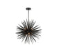 Lib & Co. - 10128-06 - Seven Light Chandelier - Trapani - Metallic Black