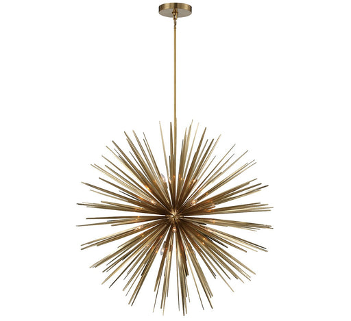 Trapani 18 Light Chandelier Soft Brass