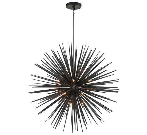 Lib & Co. - 10130-06 - 18 Light Chandelier - Trapani - Metallic Black