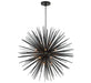 Lib & Co. - 10130-06 - 18 Light Chandelier - Trapani - Metallic Black