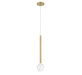 Lib & Co. - 10142-07 - LED Pendant - Positano - Plated Brushed Gold
