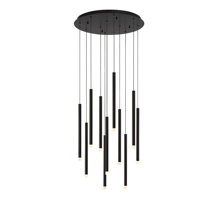 Lib & Co. - 10143-02 - LED Chandelier - Amalfi - Matte Black