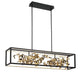 Lib & Co. - 10106-02 - LED Chandelier - Terlizzi - Matte Black with Gold Accent