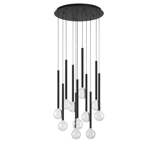 Lib & Co. - 10144-02 - LED Chandelier - Positano - Matte Black