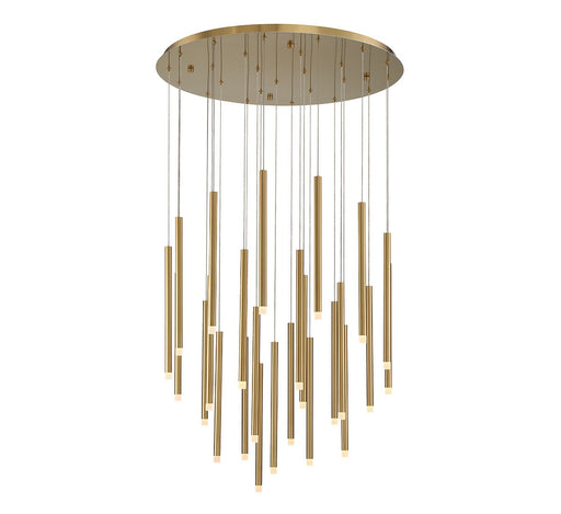 Lib & Co. - 10145-07 - LED Chandelier - Amalfi - Plated Brushed Gold