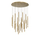Lib & Co. - 10145-07 - LED Chandelier - Amalfi - Plated Brushed Gold