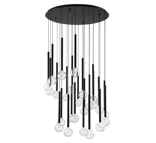 Positano LED Chandelier Matte Black