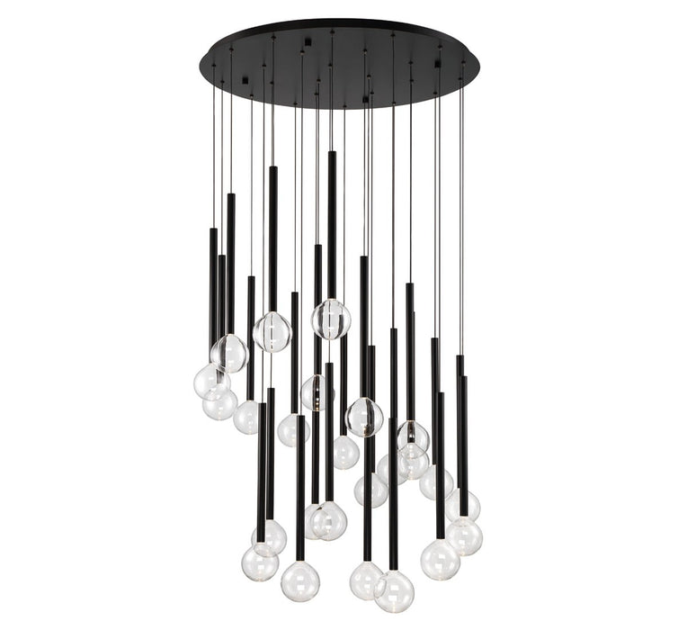 Lib & Co. - 10146-02 - LED Chandelier - Positano - Matte Black