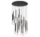 Lib & Co. - 10146-02 - LED Chandelier - Positano - Matte Black