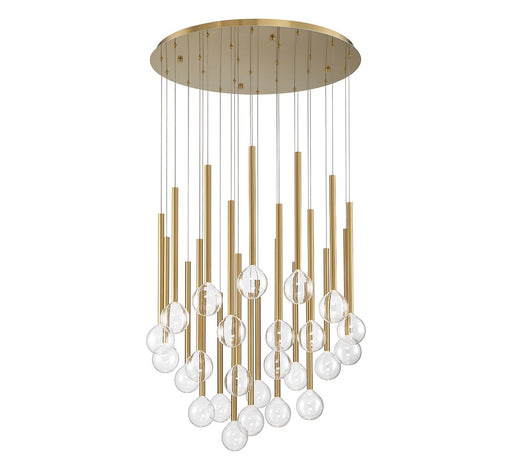 Lib & Co. - 10146-07 - LED Chandelier - Positano - Plated Brushed Gold