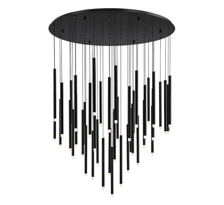 Lib & Co. - 10147-02 - LED Chandelier - Amalfi - Matte Black
