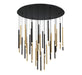 Lib & Co. - 10147-023 - LED Chandelier - Amalfi - Matte Black and Plated Brushed Gold