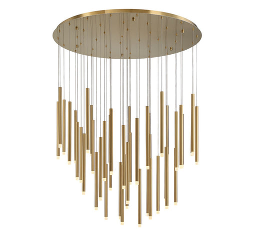 Lib & Co. - 10147-07 - LED Chandelier - Amalfi - Plated Brushed Gold
