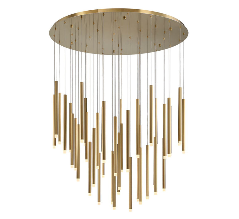 Lib & Co. - 10147-07 - LED Chandelier - Amalfi - Plated Brushed Gold