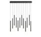 Lib & Co. - 10149-02 - LED Chandelier - Amalfi - Matte Black