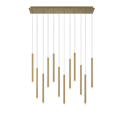Lib & Co. - 10149-07 - LED Chandelier - Amalfi - Plated Brushed Gold
