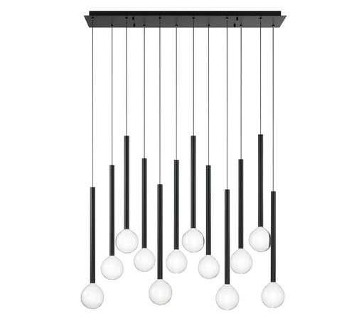 Positano LED Chandelier Matte Black