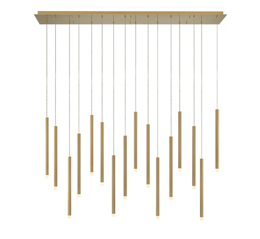 Lib & Co. - 10151-07 - LED Chandelier - Amalfi - Plated Brushed Gold