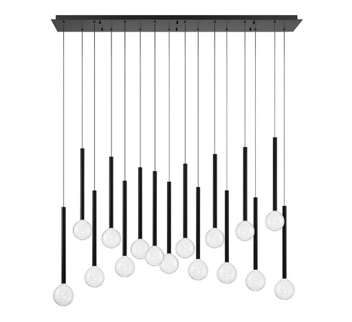 Lib & Co. - 10152-02 - LED Chandelier - Positano - Matte Black