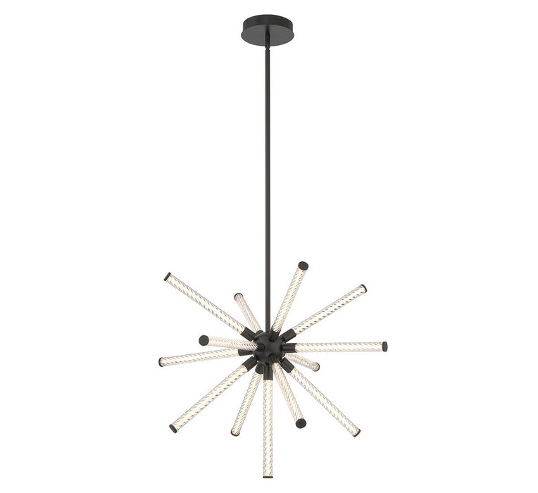 Lib & Co. - 10153-02 - LED Chandelier - Volterra - Matte Black
