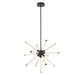 Lib & Co. - 10153-02 - LED Chandelier - Volterra - Matte Black