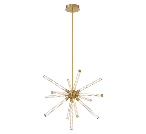 Lib & Co. - 10153-07 - LED Chandelier - Volterra - Plated Brushed Gold