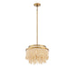 Lib & Co. - 10180-025 - Three Light Convertible Flushmount / Pendant - Molfetta - Antique Brass