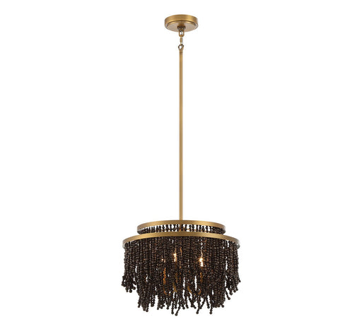 Lib & Co. - 10180-026 - Three Light Convertible Flushmount / Pendant - Molfetta - Antique Brass