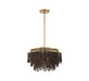 Lib & Co. - 10181-026 - Five Light Chandelier - Molfetta - Antique Brass