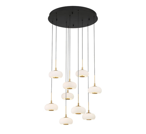 Lib & Co. - 10195-02 - LED Chandelier - Adelfia - Matte Black
