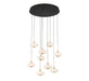Lib & Co. - 10195-02 - LED Chandelier - Adelfia - Matte Black