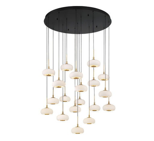 Lib & Co. - 10196-02 - LED Chandelier - Adelfia - Matte Black