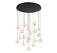 Lib & Co. - 10196-02 - LED Chandelier - Adelfia - Matte Black