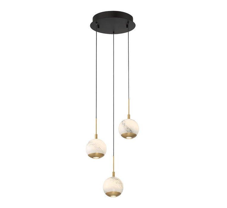 Lib & Co. - 10203-02 - LED Pendant - Baveno - Matte Black