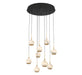 Lib & Co. - 10204-02 - LED Chandelier - Baveno - Matte Black