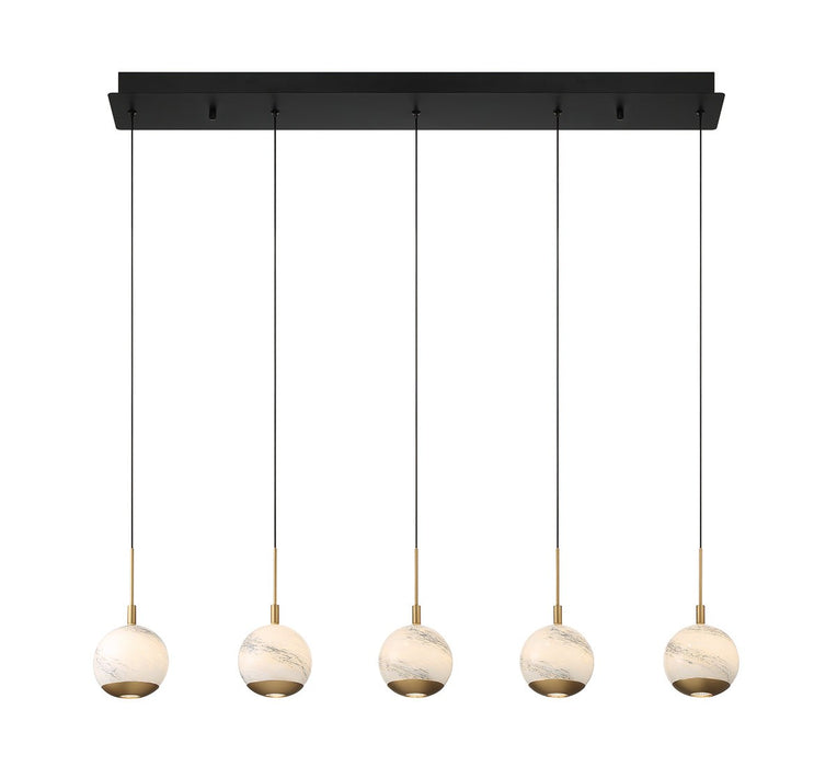 Lib & Co. - 10208-02 - LED Chandelier - Baveno - Matte Black