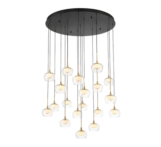 Lib & Co. - 10214-02 - LED Chandelier - Manarola - Matte Black